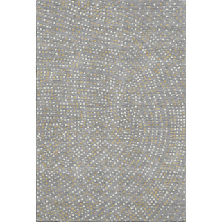 Piper Looms Mayfield Circles AMF1021 Gray Machine Washable Area Rug main image