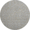 Piper Looms Mayfield Circles AMF1021 Gray Machine Washable Area Rug Round Main Image