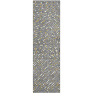 Piper Looms Mayfield Circles AMF1021 Gray Machine Washable Area Rug Runner Main Image