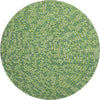 Piper Looms Mayfield Circles AMF1021 Green Machine Washable Area Rug Round Main Image