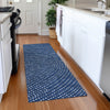 Piper Looms Mayfield Circles AMF1021 Navy Machine Washable Area Rug Runner Lifestyle Image Feature