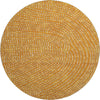 Piper Looms Mayfield Circles AMF1021 Orange Machine Washable Area Rug Round Main Image