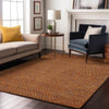 Piper Looms Mayfield Circles AMF1021 Paprika Machine Washable Area Rug Lifestyle Image Feature
