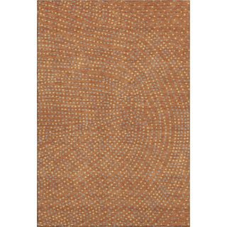 Piper Looms Mayfield Circles AMF1021 Paprika Machine Washable Area Rug main image
