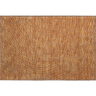 Piper Looms Mayfield Circles AMF1021 Paprika Machine Washable Area Rug Scatter Main Image