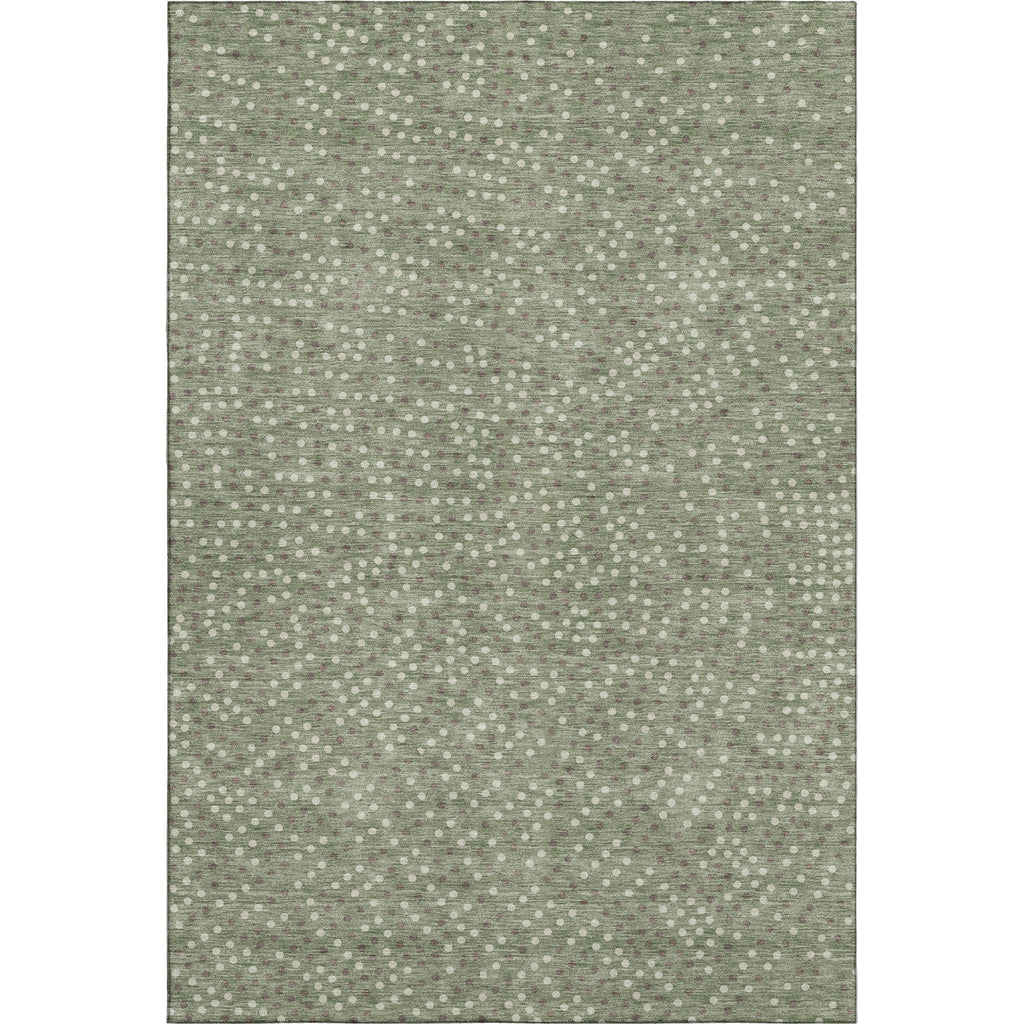 Piper Looms Mayfield Circles AMF1021 Sage Machine Washable Area Rug main image
