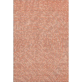 Piper Looms Mayfield Circles AMF1021 Salmon Machine Washable Area Rug main image