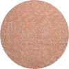 Piper Looms Mayfield Circles AMF1021 Salmon Machine Washable Area Rug Round Main Image