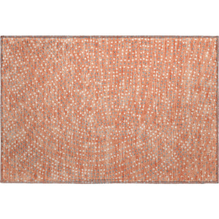 Piper Looms Mayfield Circles AMF1021 Salmon Machine Washable Area Rug Scatter Main Image