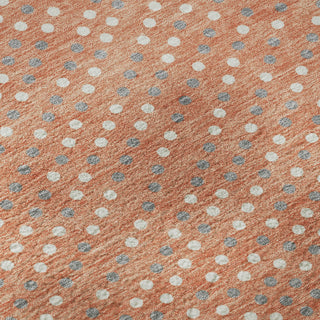 Piper Looms Mayfield Circles AMF1021 Salmon Machine Washable Area Rug Swatch Image