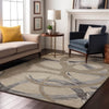 Piper Looms Mayfield Circles AMF1022 Beige Machine Washable Area Rug Lifestyle Image Feature