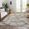 Piper Looms Mayfield Circles AMF1022 Beige Machine Washable Area Rug Lifestyle Image Feature