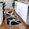Piper Looms Mayfield Circles AMF1022 Black Machine Washable Area Rug Runner Lifestyle Image Feature