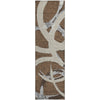 Piper Looms Mayfield Circles AMF1022 Brown Machine Washable Area Rug Runner Main Image