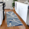 Piper Looms Mayfield Circles AMF1022 Denim Machine Washable Area Rug Runner Lifestyle Image Feature