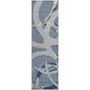 Piper Looms Mayfield Circles AMF1022 Denim Machine Washable Area Rug Runner Main Image