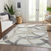 Piper Looms Mayfield Circles AMF1022 Ivory Machine Washable Area Rug Lifestyle Image Feature