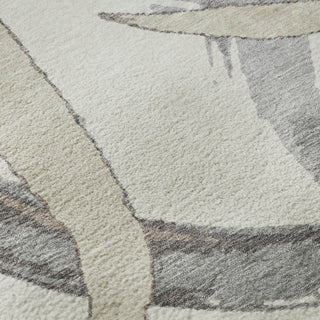 Piper Looms Mayfield Circles AMF1022 Ivory Machine Washable Area Rug Swatch Image
