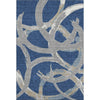 Piper Looms Mayfield Circles AMF1022 Navy Machine Washable Area Rug main image
