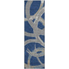 Piper Looms Mayfield Circles AMF1022 Navy Machine Washable Area Rug Runner Main Image