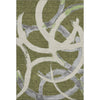 Piper Looms Mayfield Circles AMF1022 Olive Machine Washable Area Rug main image