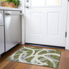 Piper Looms Mayfield Circles AMF1022 Olive Machine Washable Area Rug Scatter Lifestyle Image Feature