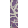 Piper Looms Mayfield Circles AMF1022 Purple Machine Washable Area Rug Runner Main Image