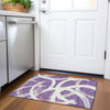 Piper Looms Mayfield Circles AMF1022 Purple Machine Washable Area Rug Scatter Lifestyle Image Feature