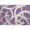 Piper Looms Mayfield Circles AMF1022 Purple Machine Washable Area Rug Scatter Main Image