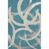 Piper Looms Mayfield Circles AMF1022 Teal Machine Washable Area Rug main image