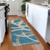 Piper Looms Mayfield Circles AMF1022 Teal Machine Washable Area Rug Runner Lifestyle Image Feature