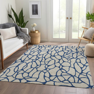 Piper Looms Mayfield Geometric AMF1023 Beige Machine Washable Area Rug Lifestyle Image Feature