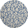 Piper Looms Mayfield Geometric AMF1023 Beige Machine Washable Area Rug Round Main Image