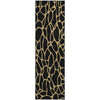 Piper Looms Mayfield Geometric AMF1023 Black Machine Washable Area Rug Runner Main Image