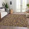 Piper Looms Mayfield Geometric AMF1023 Brown Machine Washable Area Rug Lifestyle Image Feature