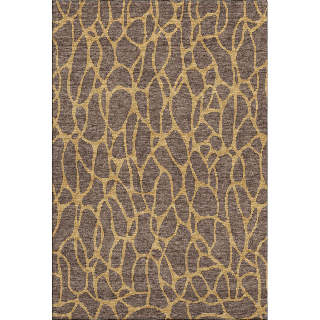 Piper Looms Mayfield Geometric AMF1023 Brown Machine Washable Area Rug main image