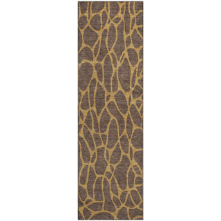 Piper Looms Mayfield Geometric AMF1023 Brown Machine Washable Area Rug Runner Main Image