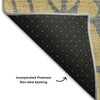 Piper Looms Mayfield Geometric AMF1023 Gold Machine Washable Area Rug Backing Image