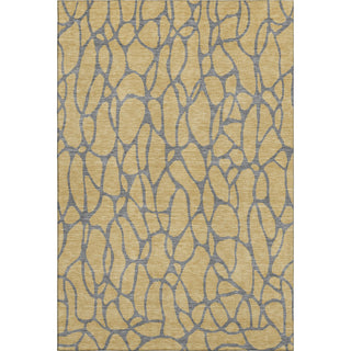 Piper Looms Mayfield Geometric AMF1023 Gold Machine Washable Area Rug main image