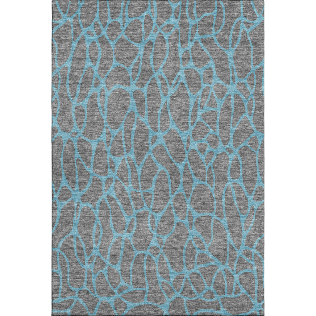 Piper Looms Mayfield Geometric AMF1023 Gray Machine Washable Area Rug main image