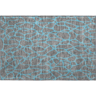 Piper Looms Mayfield Geometric AMF1023 Gray Machine Washable Area Rug Scatter Main Image