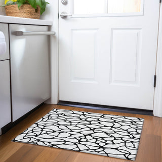 Piper Looms Mayfield Geometric AMF1023 Ivory Machine Washable Area Rug Scatter Lifestyle Image Feature