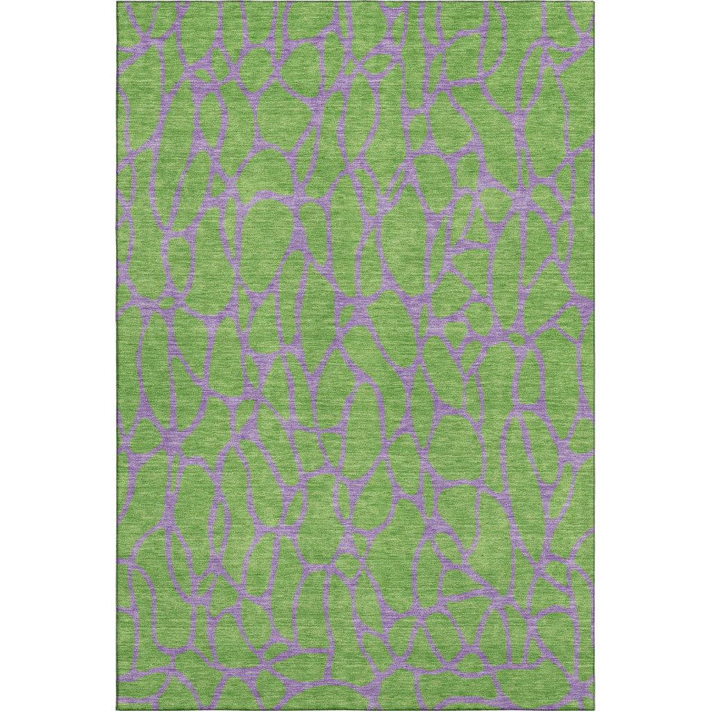 Piper Looms Mayfield Geometric AMF1023 Lime Machine Washable Area Rug main image