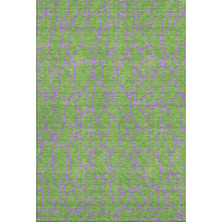 Piper Looms Mayfield Geometric AMF1023 Lime Machine Washable Area Rug main image