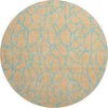 Piper Looms Mayfield Geometric AMF1023 Mint Machine Washable Area Rug Round Main Image