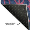 Piper Looms Mayfield Geometric AMF1023 Navy Machine Washable Area Rug Backing Image