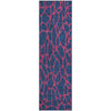 Piper Looms Mayfield Geometric AMF1023 Navy Machine Washable Area Rug Runner Main Image