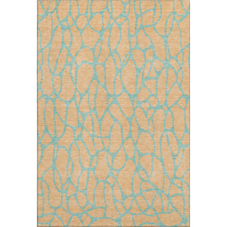 Piper Looms Mayfield Geometric AMF1023 Peach Machine Washable Area Rug main image