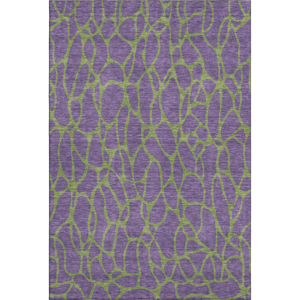 Piper Looms Mayfield Geometric AMF1023 Purple Machine Washable Area Rug main image