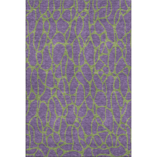 Piper Looms Mayfield Geometric AMF1023 Purple Machine Washable Area Rug main image
